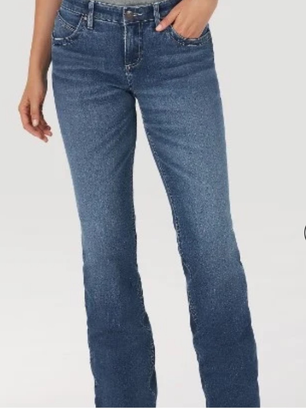 Wrangler Q - Baby Junoir Women's Bootcut Ulitmate Riding Jeans Size 13 x 32